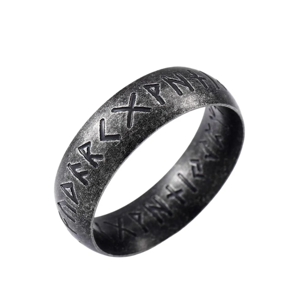 Stylish Olaf Anillo rúnico vikingo Practical