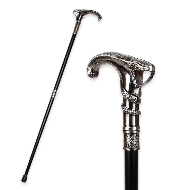 Optimized Arthur Bastón de madera con empuñadura de cabeza de cobra Exclusive