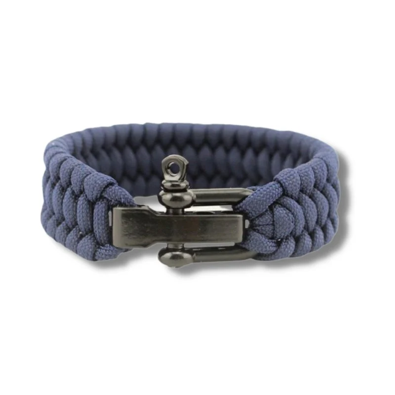 Casual Ontario Pulsera Paracord con hebilla de acero inoxidable Powerful