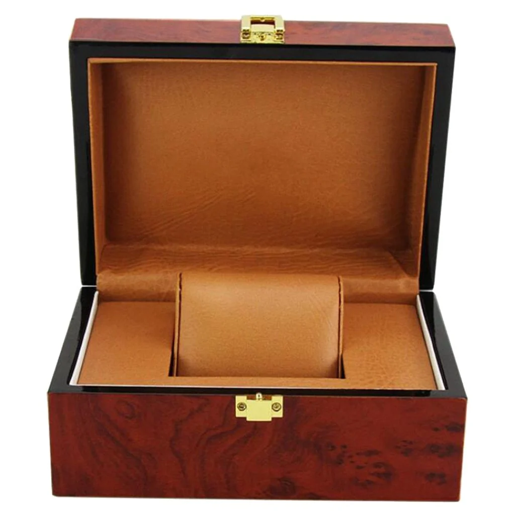 Casual Franco Caja de madera para relojes de una ranura World-Class