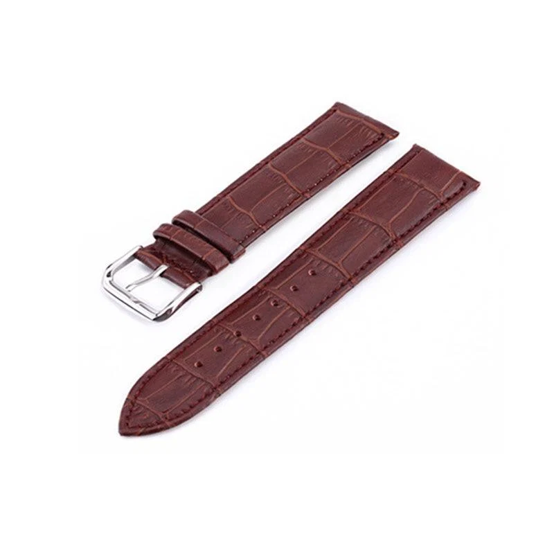 Classic Bormio Correa de reloj clásica de cuero vegano con hebilla hebijón Genuine