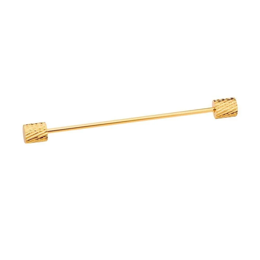 Durable Collar grabado en tono dorado Outstanding