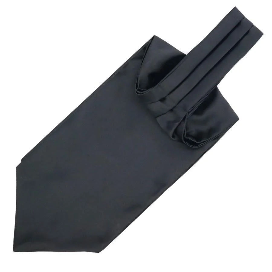 Convenient Corbata Ascot Sólida Outstanding
