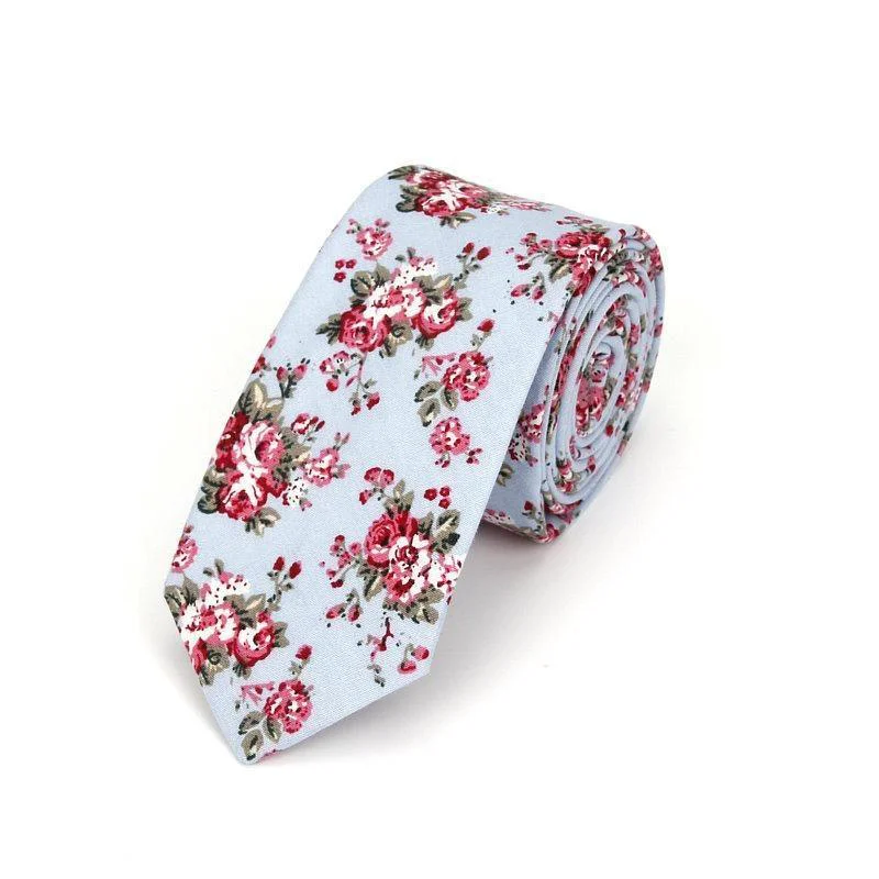 Dependable Corbata Floral Casual Boho de Algodón User-Friendly
