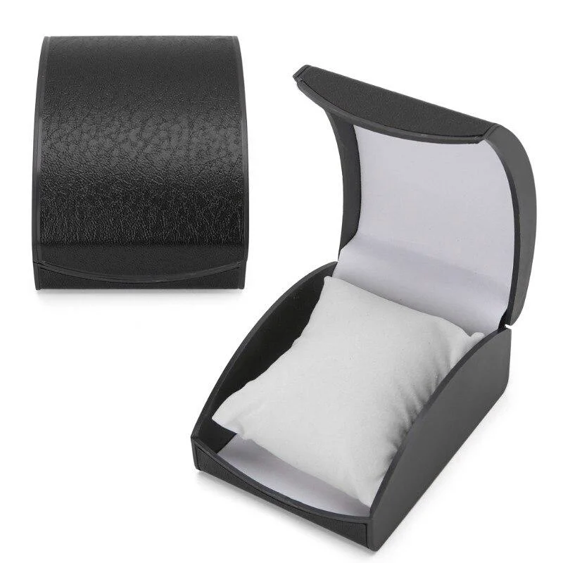 Easy-to-Use Paul Reloj de pulsera individual Estuche de viaje de piel rígida Functional