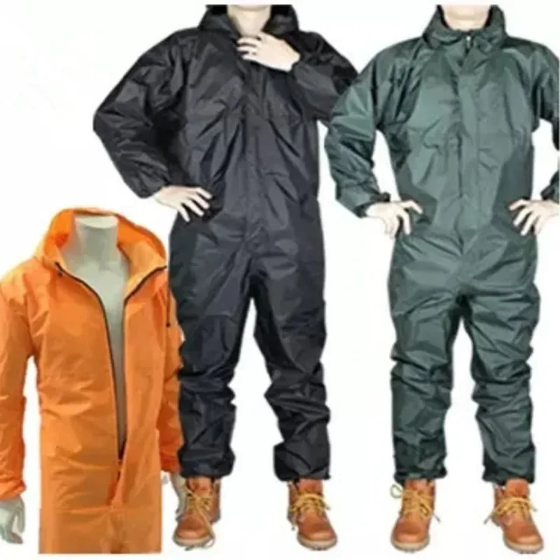 Premium One-Piece Motorcycle Rain Suit – Waterproof Dustproof and Protective Adult Workwear Safe