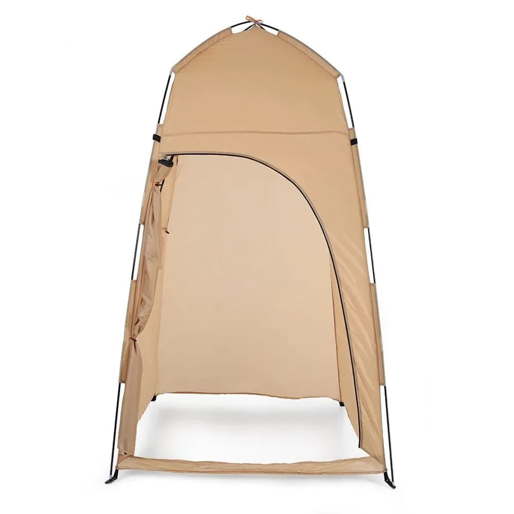 Verified Portable Privacy Shower Tent - Pop Up Camping Toilet Tent Outdoor Changing Room Functional