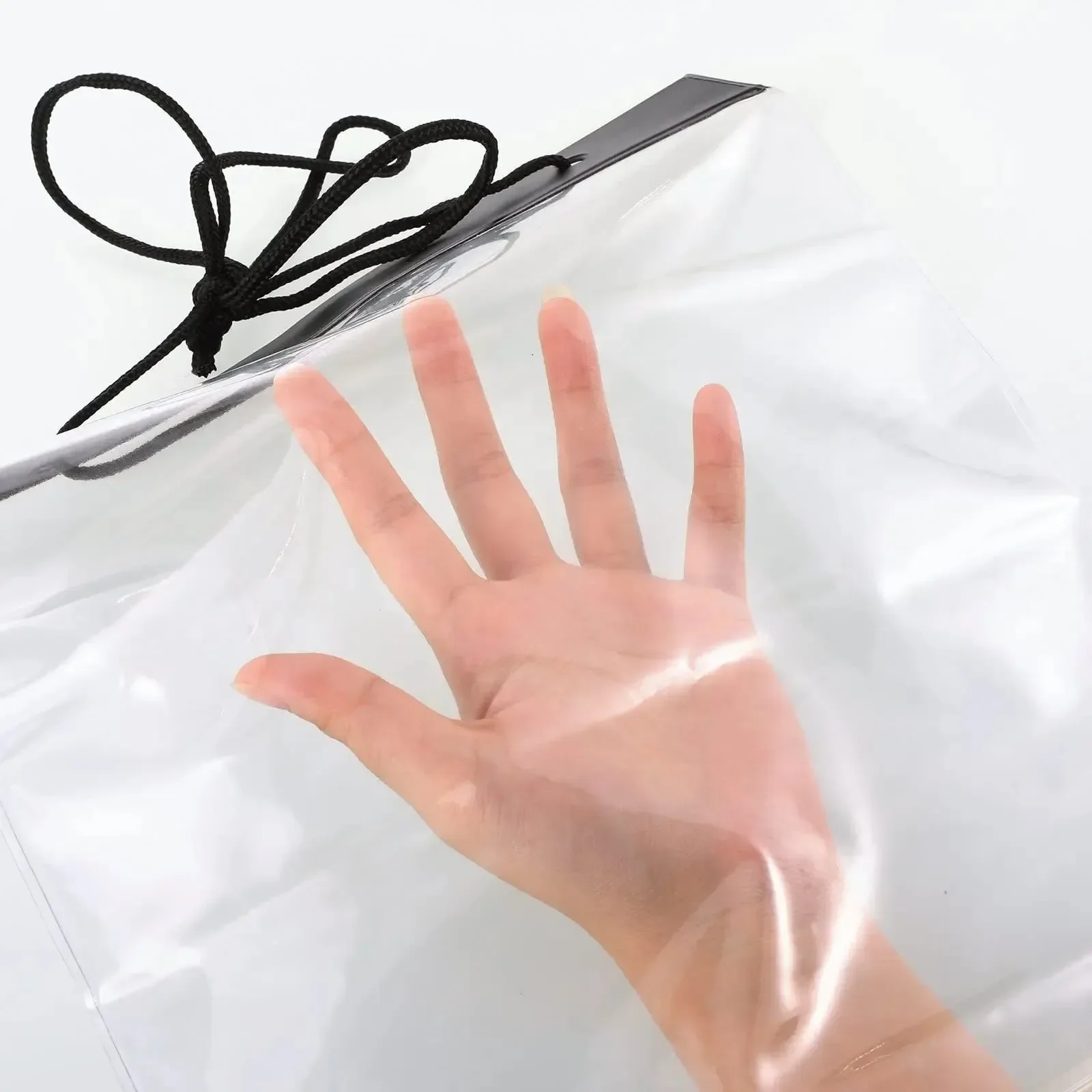 Secure Estuche para mapas de PVC transparente impermeable para documentos bolsa de bolsillo portátil para acampar Dependable