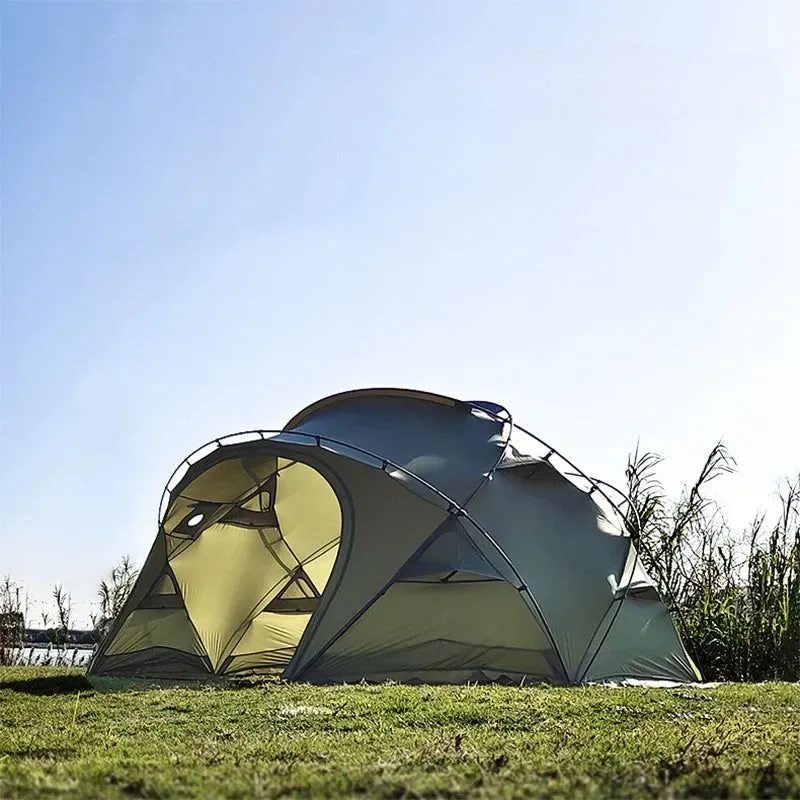 Certified Tienda de campaña ligera con forma de domo refugio contra el viento y la lluvia para 3-4 personas Efficient