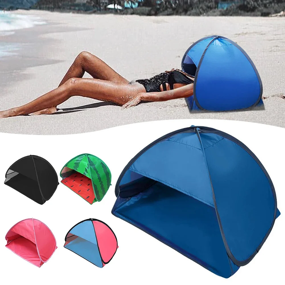 Responsible Pop-Up Beach Head Tent with UV Protection – Portable Mini Sun Shelter for Beach Camping Outdoor Sunbathing Recyclable