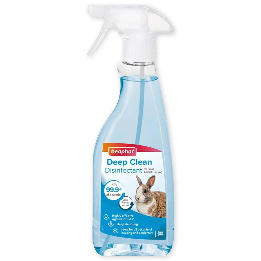 Breathable Beaphar Small Pet Cage Deep Clean Disinfectant 500ml High-Performance