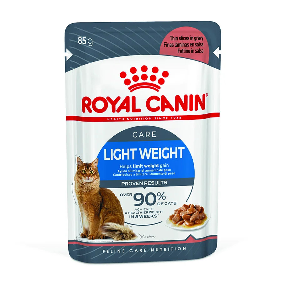 Environmentally Friendly Royal Canin Feline Light Weight Wet Adult Cat Food Gravy 12x85g Breathable