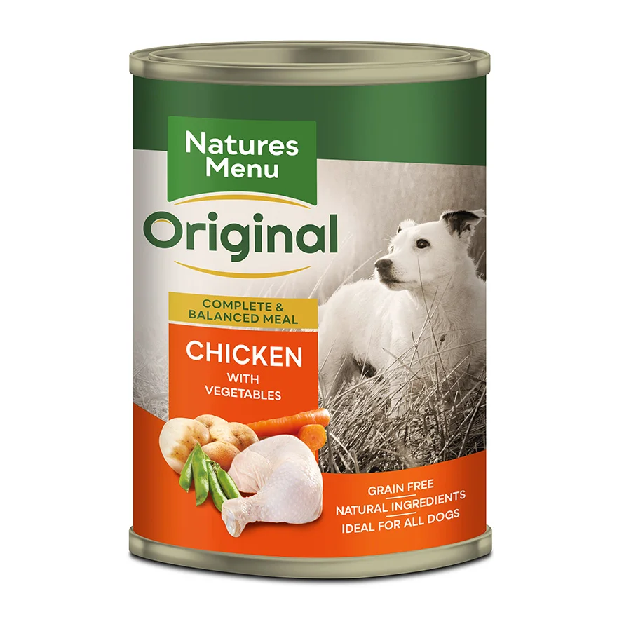 Premium Material Natures Menu Adult Wet Dog Food Chicken 400g Pure