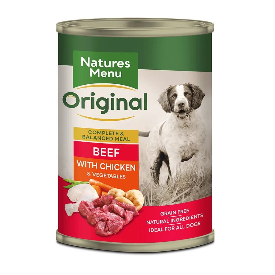 Specialty Natures Menu Adult Wet Dog Food Beef with Chicken 400g Detailed