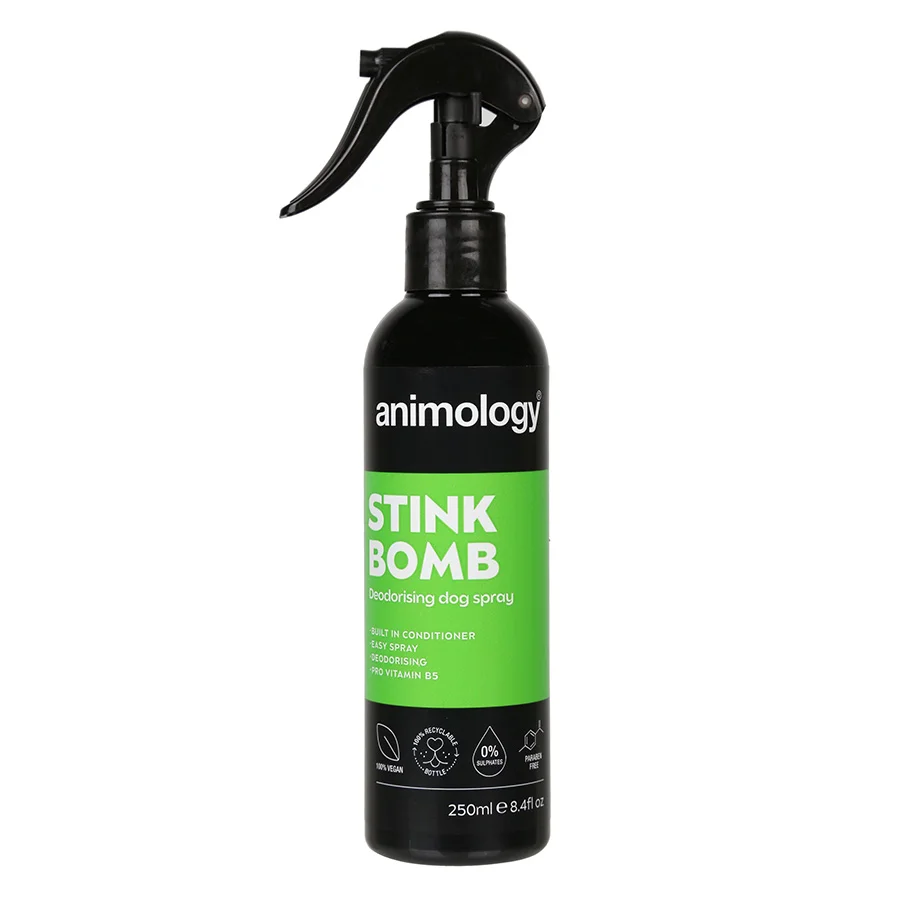 Consistent Animology Stink Bomb Dog Deodorising Spray 250ml Superior