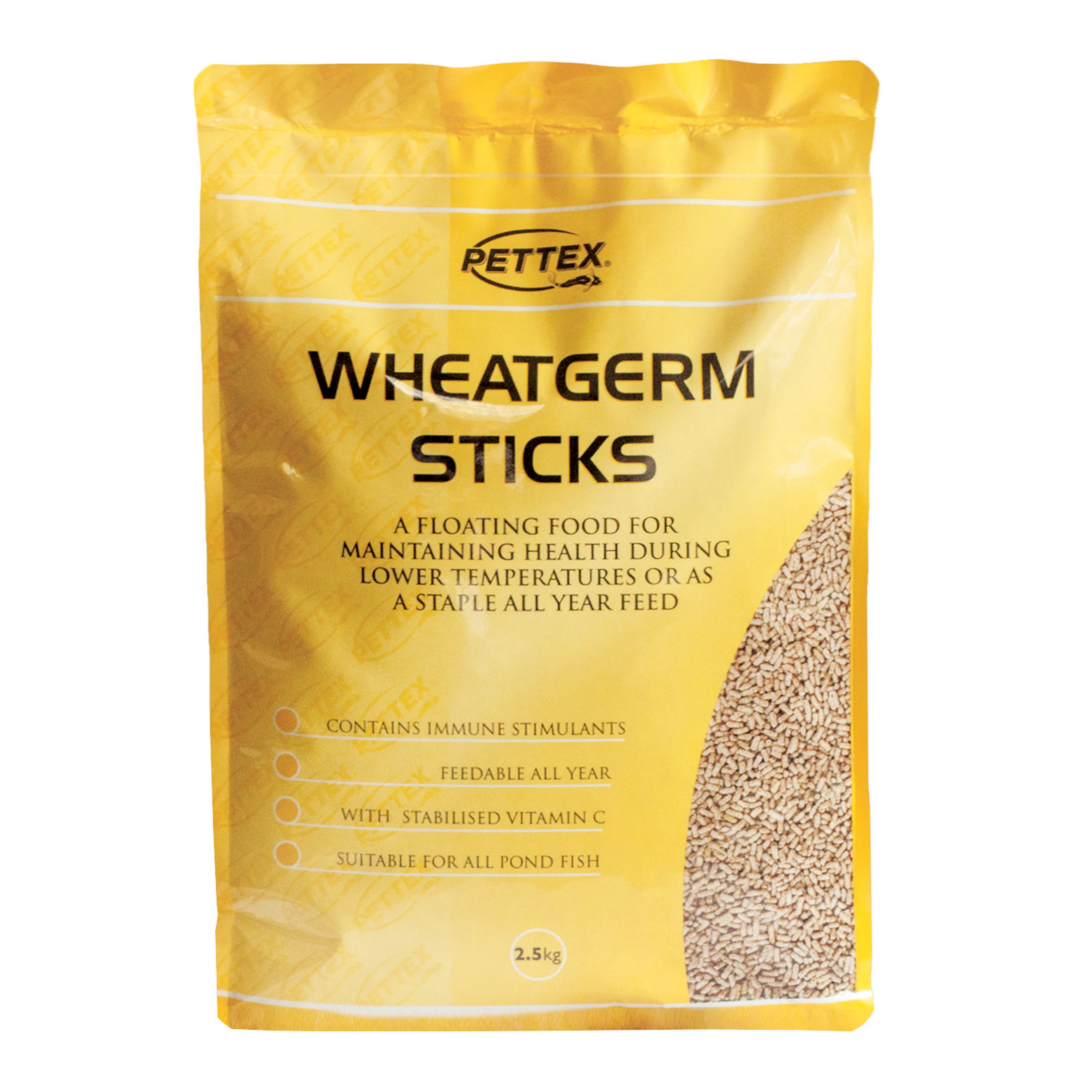 Original Design Pettex Premium Pond Food Wheatgerm Sticks 2.5kg Crafted