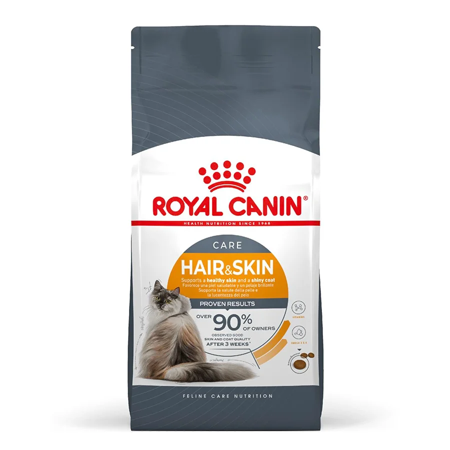 Exceptional Royal Canin Feline Hair Skin Adult Dry Cat Food 10kg Fine Crafted