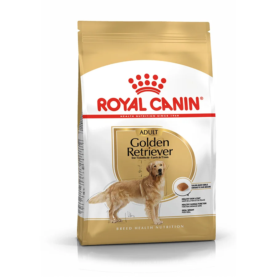 Enhanced Royal Canin Golden Retriever Adult Dry Dog Food 12kg Responsible