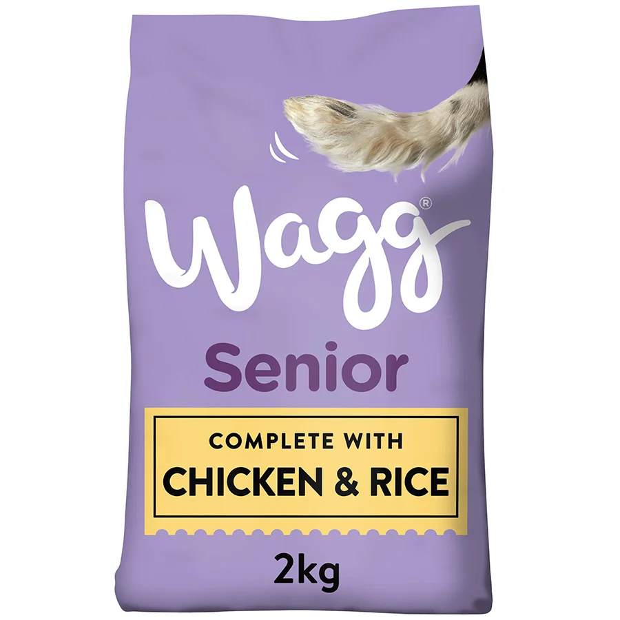 Flexible Wagg Complete Senior Dry Dog Food with Chicken Rice 2kg High-Performance