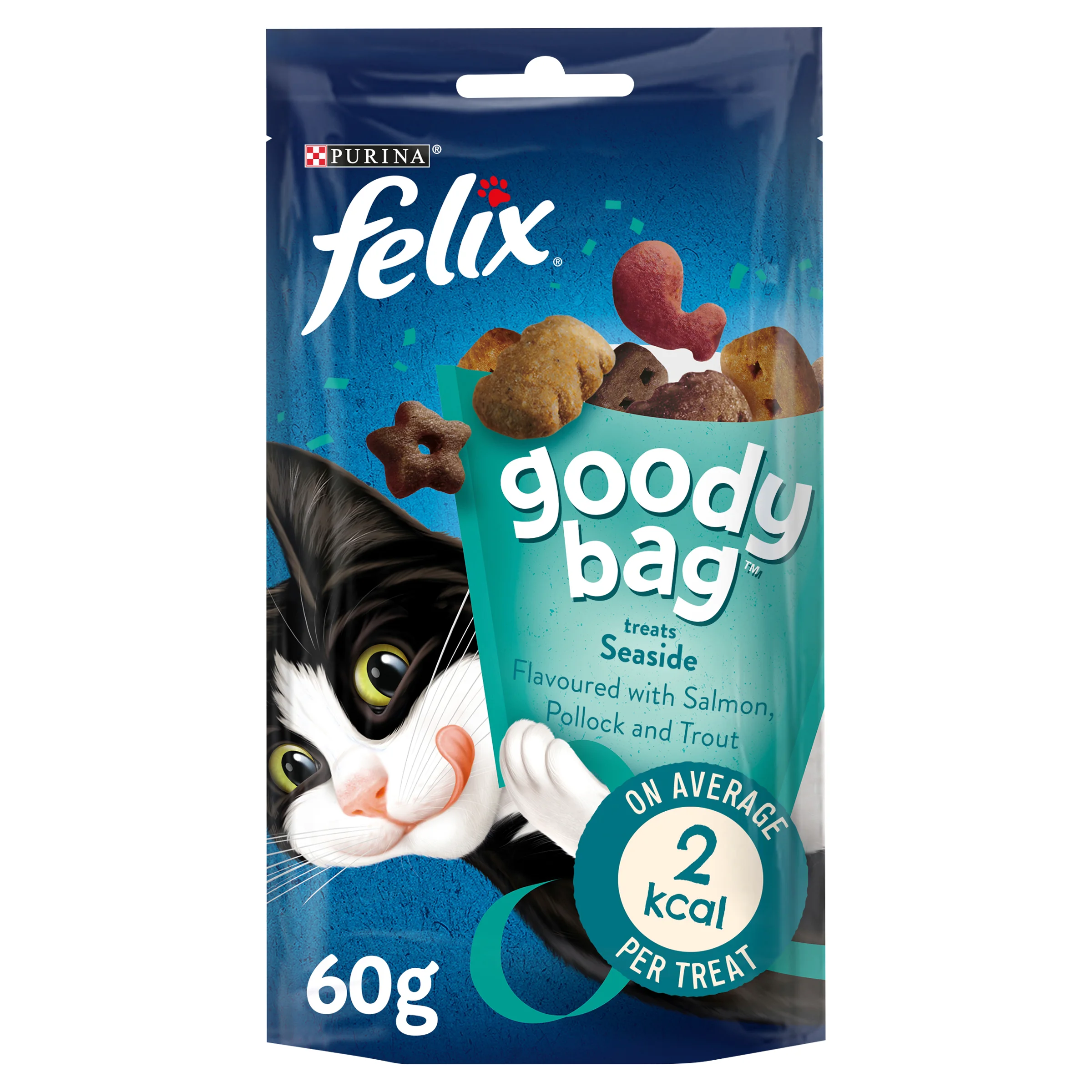 Outstanding Felix Goody Bag Cat Treats Seaside Mix 60g Soft