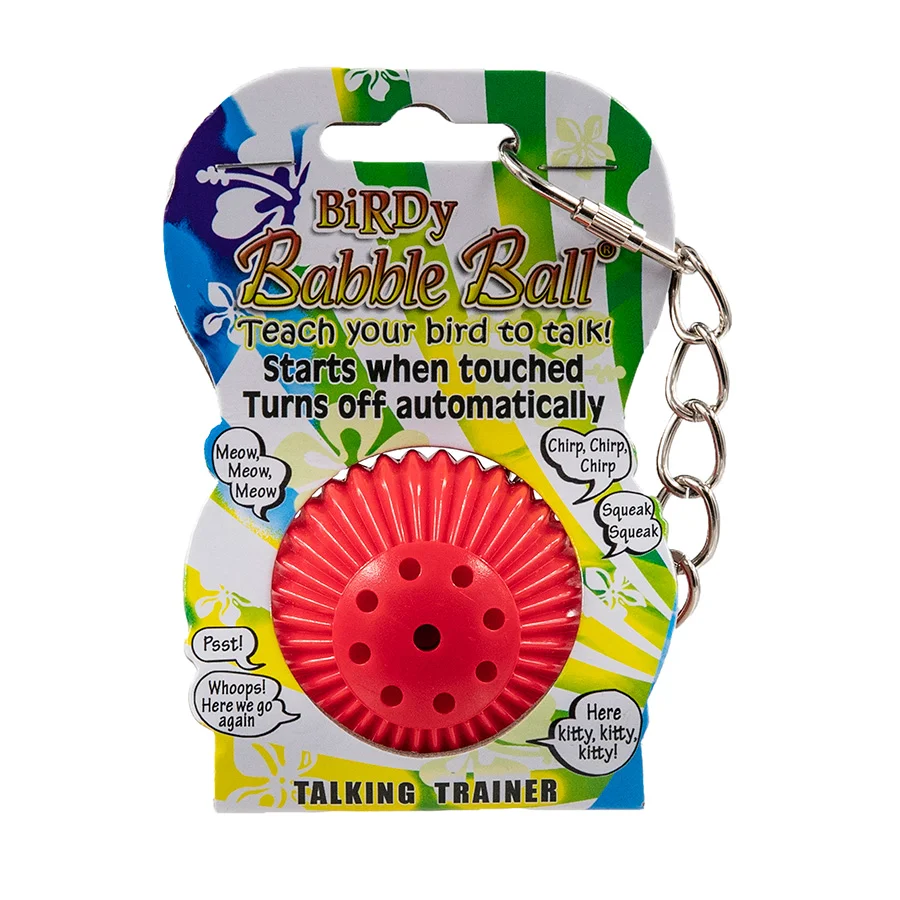 Contemporary Pet Qwerks Bird Babble Ball Toy Carefully Designed