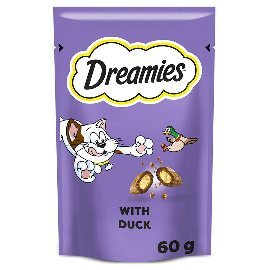 Fast Dreamies Cat Treat Biscuits with Duck 60g Soft