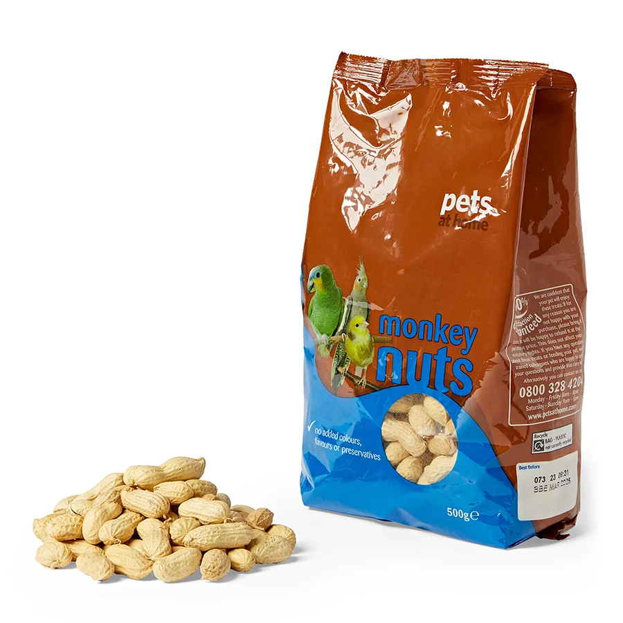 Healthy Pets at Home Monkey Nuts 500g User-Friendly