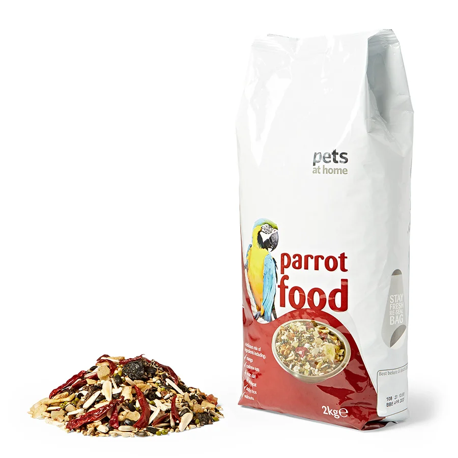 Versatile Pets at Home Parrot Food Mix 2kg Flexible