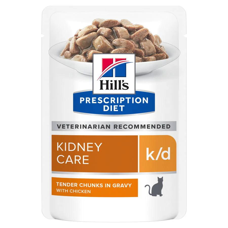 Stylish Hill x27 s Prescription Diet k d Kidney Care Wet Cat Food with Chicken 12x85g Premium Material