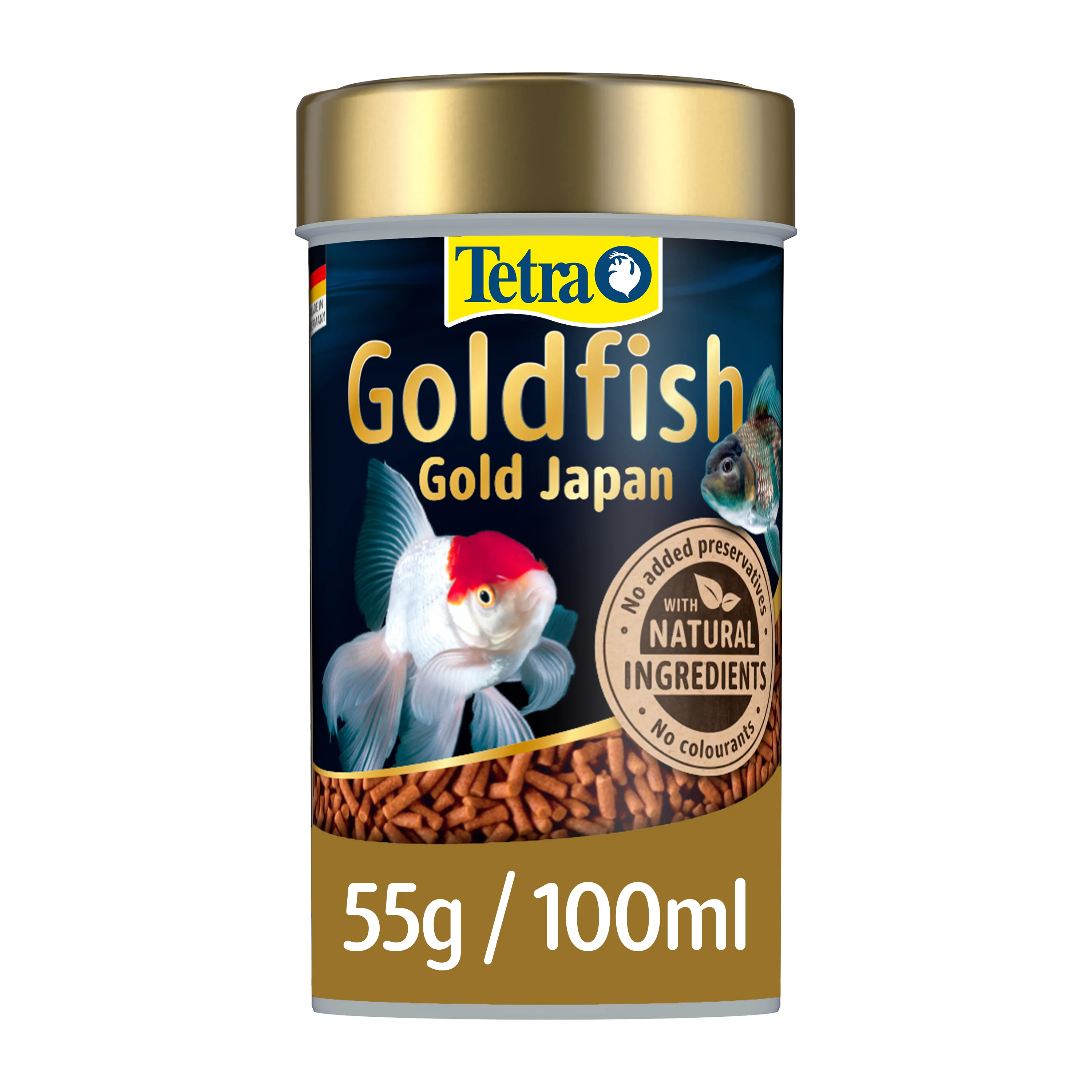 Detailed Tetra Goldfish Premium Pellet Coldwater Temperate Aquarium Food 55g Prestigious