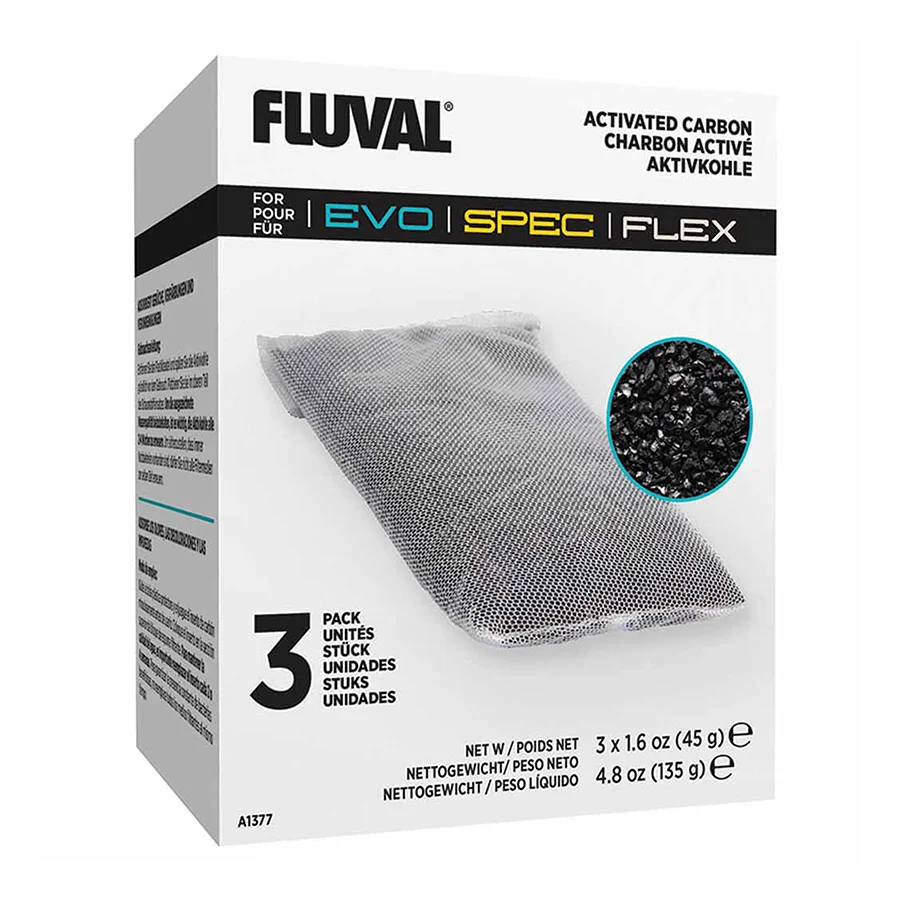 Versatile Fluval Spec Evo Flex Carbon 3 Pack Official