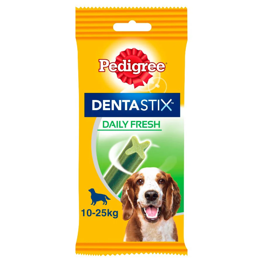 Optimized Pedigree Dentastix Fresh Dental Sticks Medium Adult Dog 28 Pack Classic