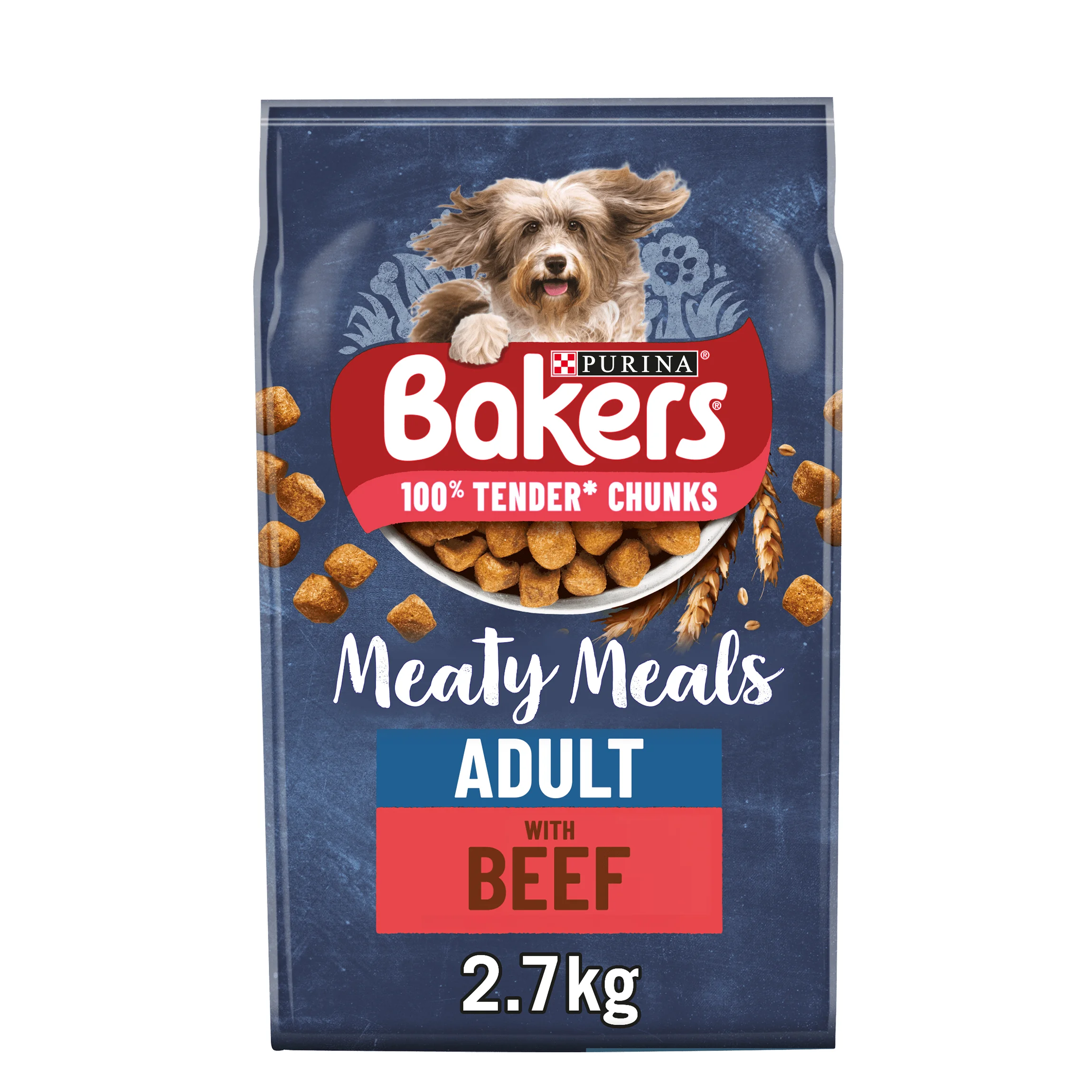 Innovative Bakers Meaty Meals Adult Dry Dog Food Beef 2.7kg Fine Crafted