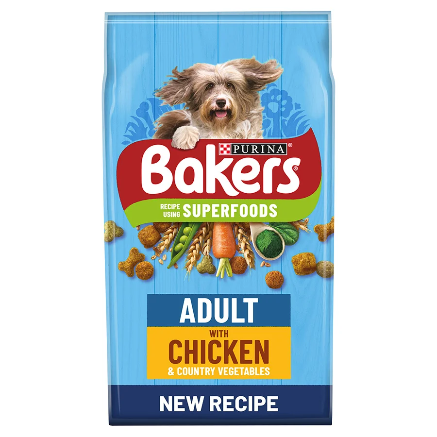 Clean Bakers Adult Dry Dog Food Chicken Veg 14kg Durable