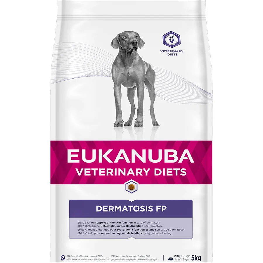 High-Grade Eukanuba Vet Diet Dermatosis FP Adult Dry Dog Food 5kg Trusted
