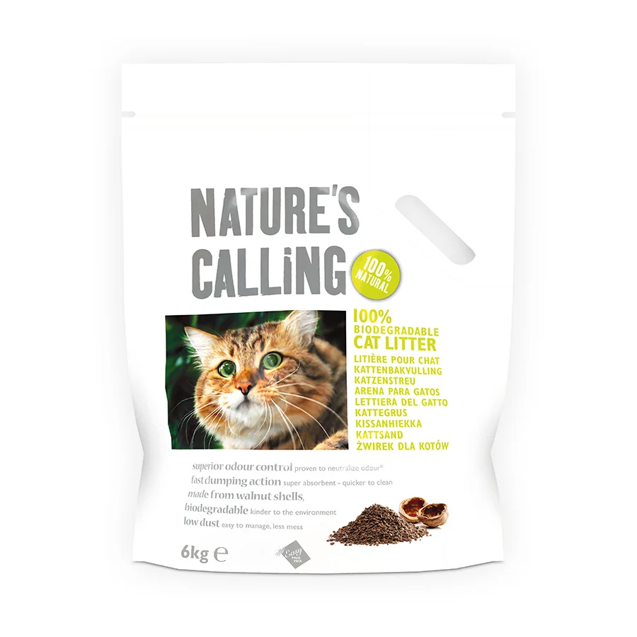 Superior Nature x27 s Calling Walnut Shell Clumping Cat Litter 6kg Genuine