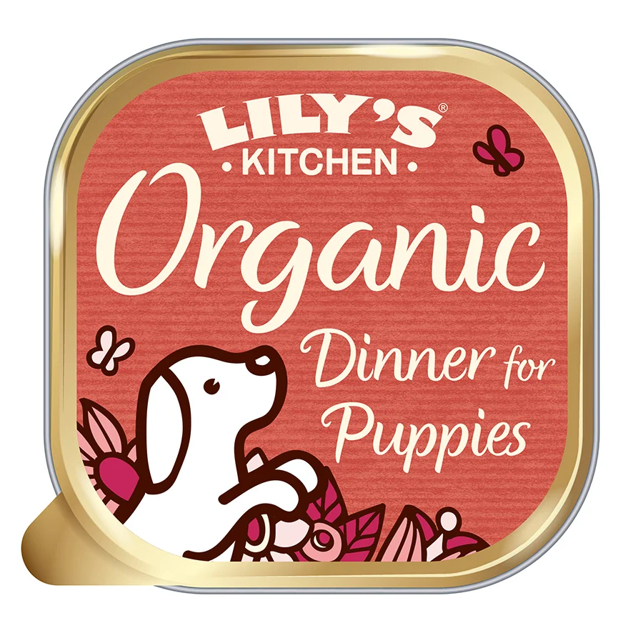 Top-Quality Lily x27 s Kitchen Organic Dinner Puppy Wet Dog Food 150g Pure