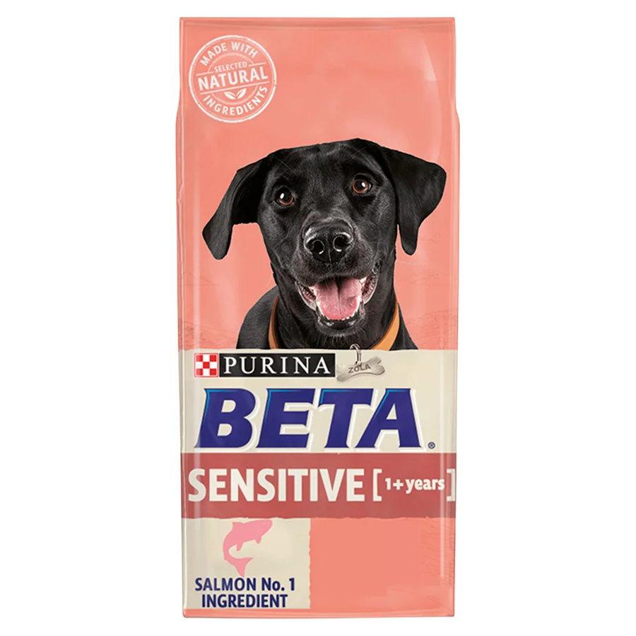 Sustainable Beta Sensitive Dry Adult Dog Food Salmon 14kg World-Class