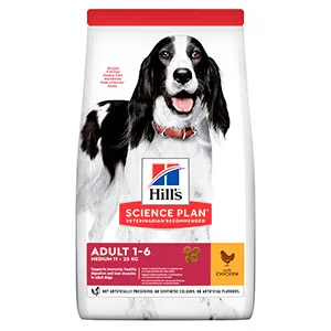 Reliable Hill x27 s Science Plan Adult Medium Breed Dry Dog Food Chicken 2.5kg Comfortable