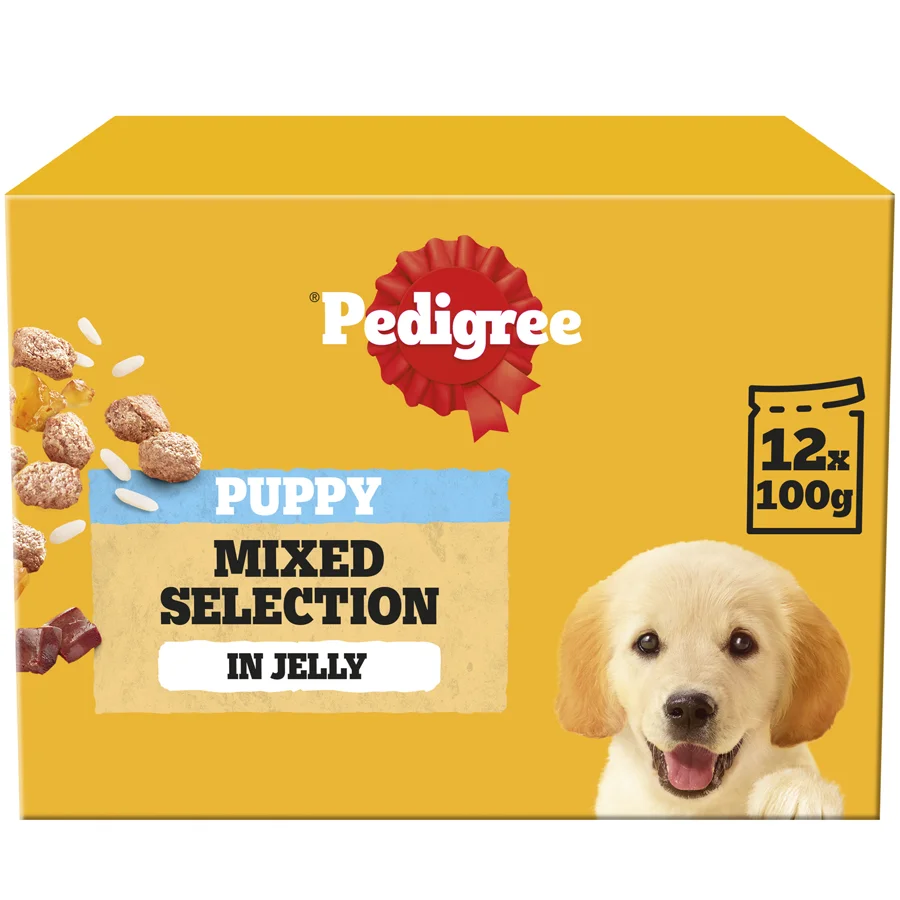 Minimalist Pedigree Puppy Wet Dog Food Mixed Jelly 12x100g Innovative