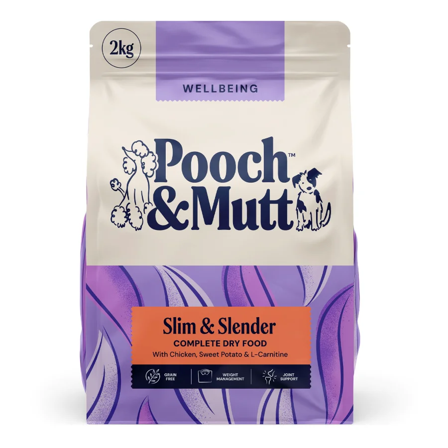 Efficient Pooch Mutt Slim Slender Complete Dry Dog Food Chicken 2kg Quality