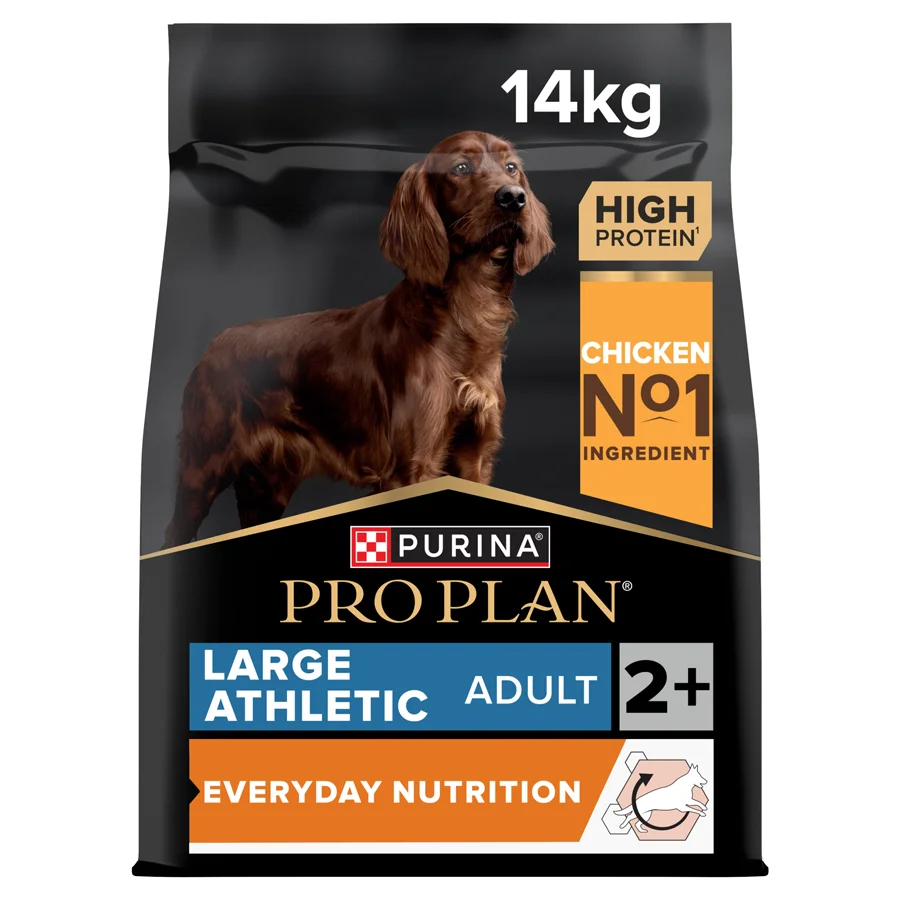 Trusted Pro Plan Everyday Nutrition Large Athletic Adult Dry Dog Food Chicken 14kg Reliable