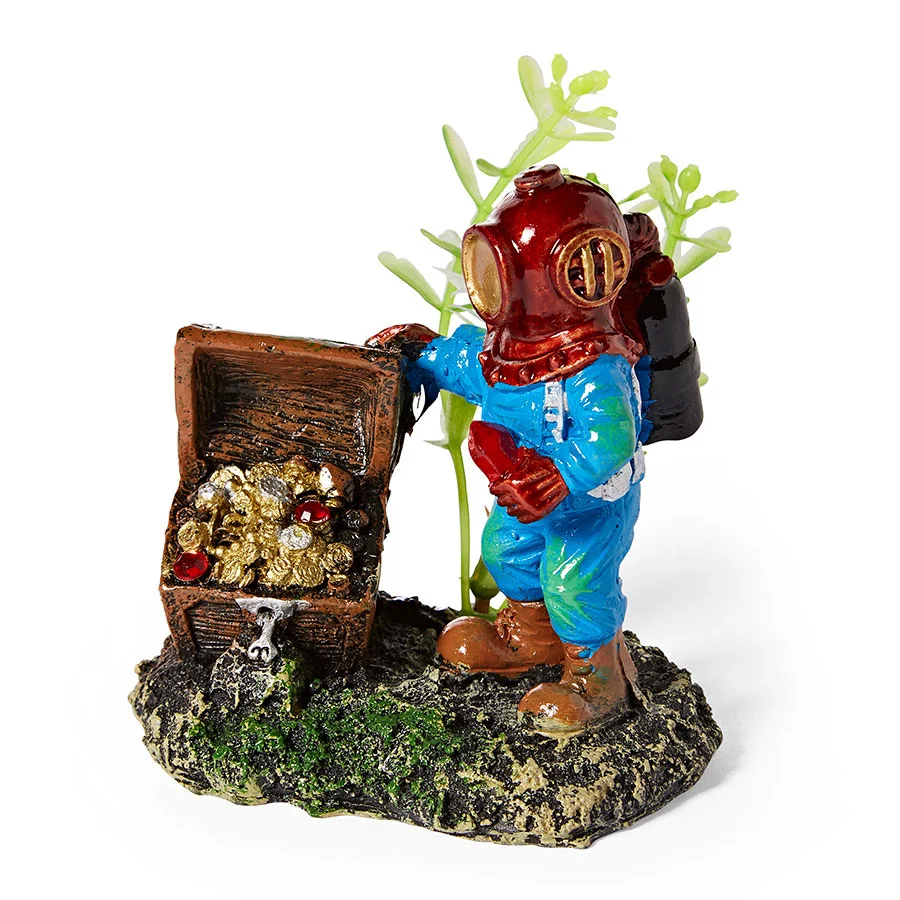Proven Pets at Home Diver Treasure Chest Aquarium Ornament Fast