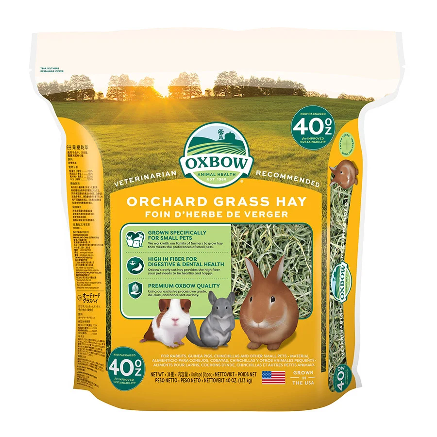 Expertly Made Oxbow Small Animal Orchard Grass Food 1.1kg Professional