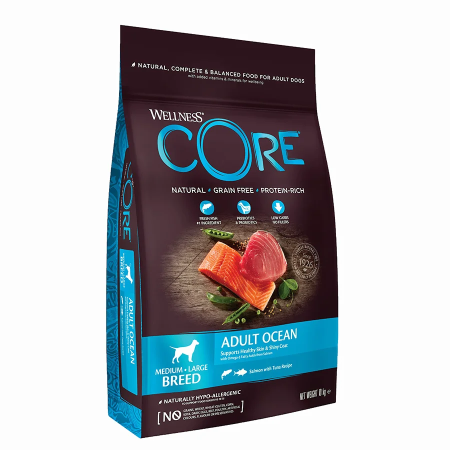 Sophisticated Wellness Core Complete Medium Large Breed Adult Dry Dog Food Salmon with Tuna 10kg Specialty