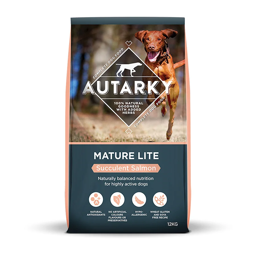 Safe Autarky Mature Lite Complete Dry Dog Food Salmon 12kg Sophisticated