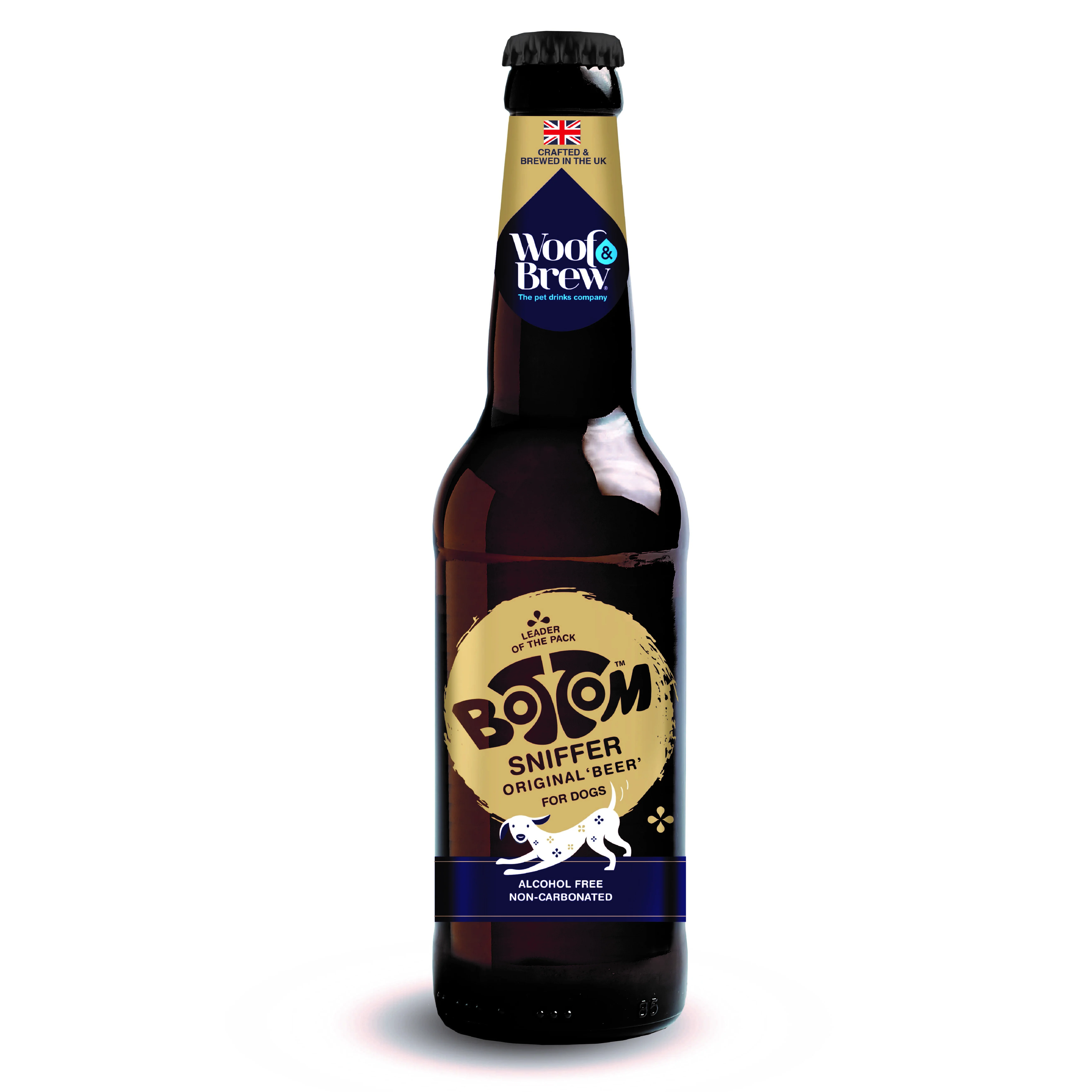 Verified Woof Brew Bottom Sniffer Beer 330ml Green