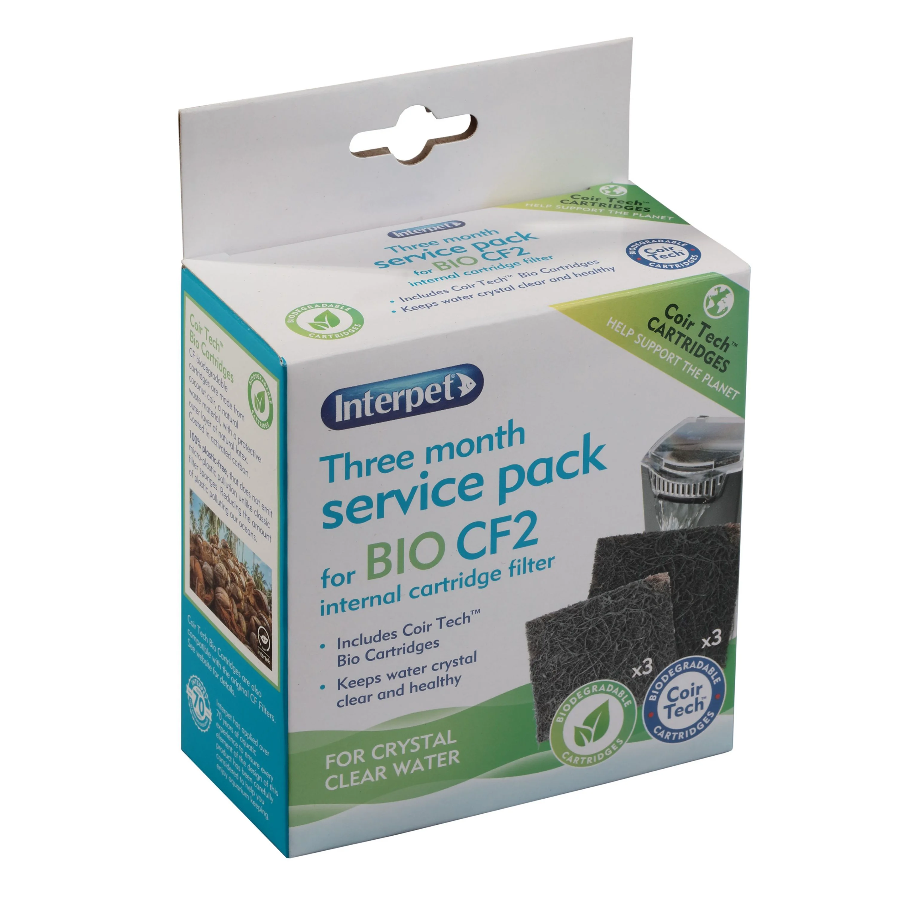 Modern Interpet Bio-CF2 Filter 3 Month Service Pack Traditional