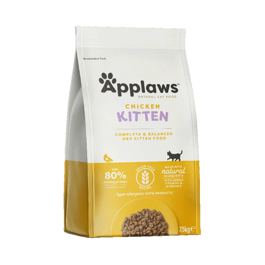 Versatile Applaws Complete Balanced Grain Dry Kitten Food Chicken 7.5kg Premium