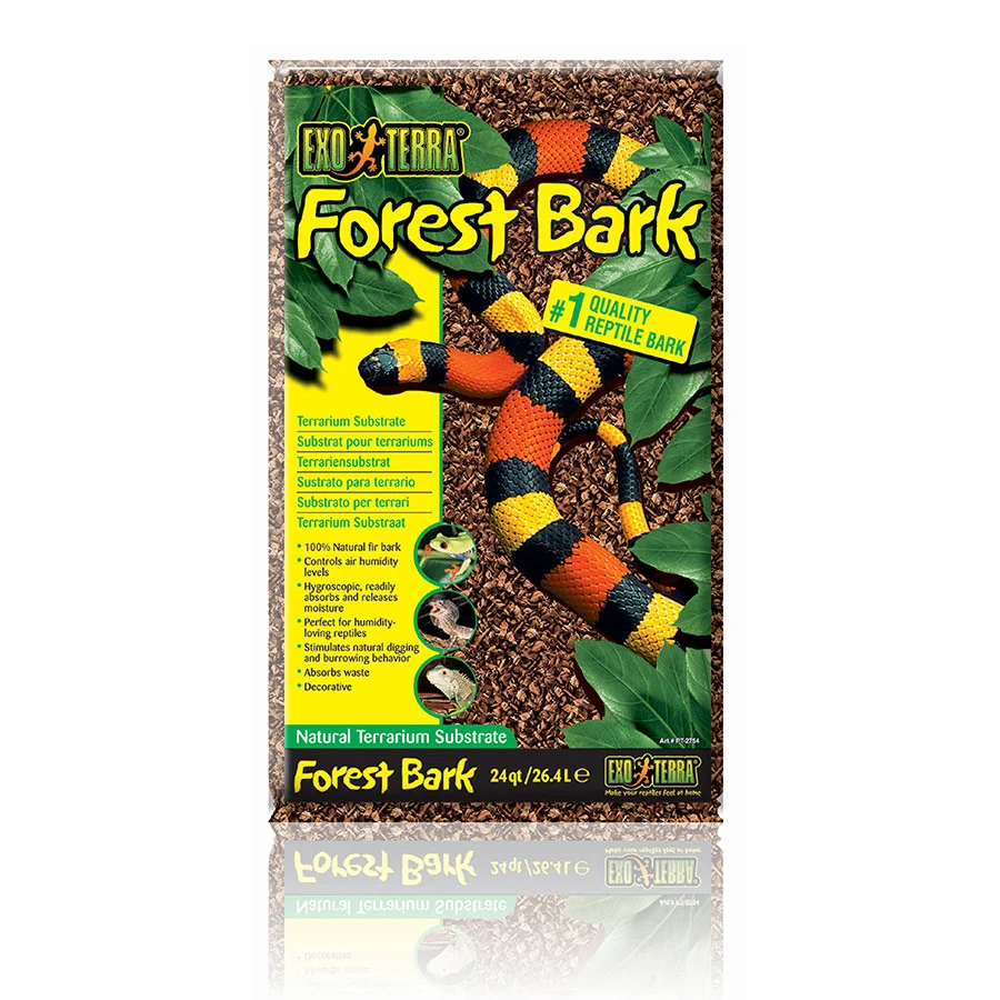 Exceptional Exo Terra Natural Forest Bark Terrarium Substrate 26.4L Practical